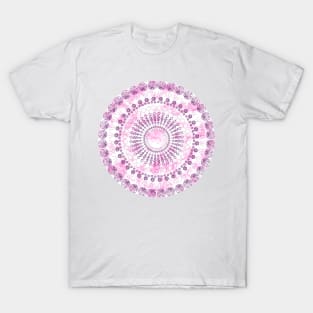 Geometric Purple/Pink Spiral T-Shirt